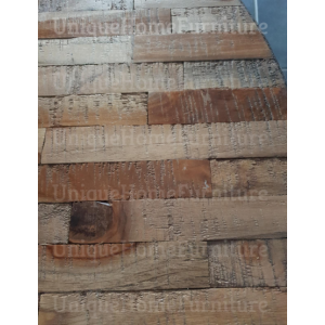 Industrial Coffee Table Round Vintage Furniture Handmade Rustic Metal Solid Wood - Image 7