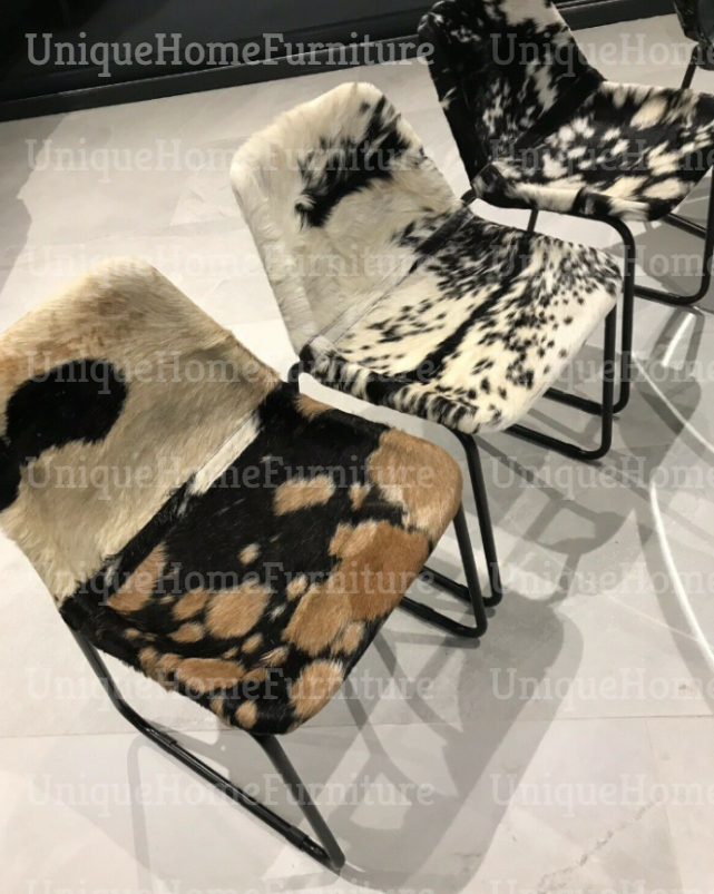 Leather Industrial Chairs Vintage Retro, Zebra Print Dining Chairs Uk