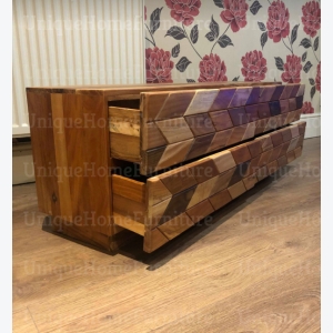 Mid Century TV Stand Vintage Danish Sideboard Retro Style Storage Lowboard Cabinet Room Unit - Image 4