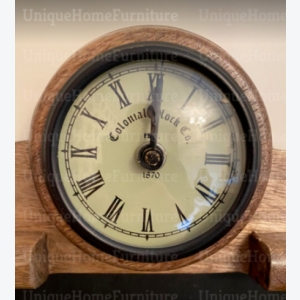 Shabby Chic Blackboard Rustic Wooden Memo Wall Glass Clock Vintage Chalk Board - Image 4