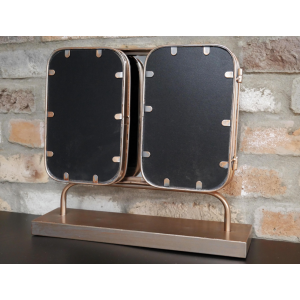 Industrial Vanity Mirror Free Standing Unit Bedroom Make Up Vintage Dressing - Image 2