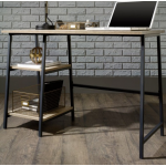 Vintage Industrial Desk Rustic Writing Furniture Office Computer Table Retro Metal Leg