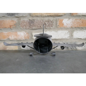 Aeroplane Wall Clock Metal Industrial Decor - Image 4
