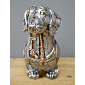 Resin Sausage Dog Industrial Ornament - Image 5