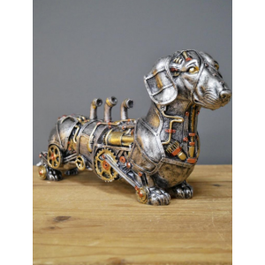 Resin Sausage Dog Industrial Ornament - Image 4