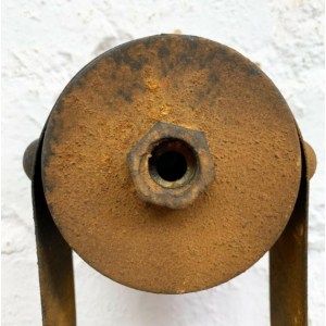 Rustic Wall Clock Industrial Metal Decor - Image 3