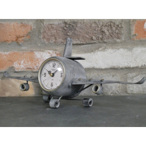 Aeroplane Wall Clock Metal Industrial Decor - Image 5