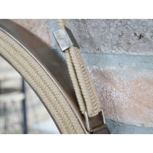 Industrial Wall Mirror Hanging Rope - Image 2