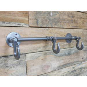 Industrial Coat Hook Vintage Retro Hanging Keys Rack Rustic Metal Towel Hanger - Image 4