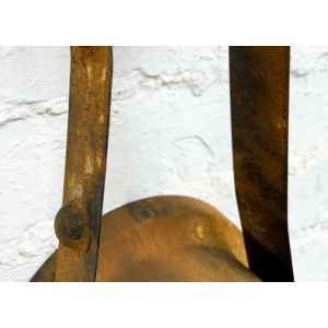 Rustic Wall Clock Industrial Metal Decor - Image 5