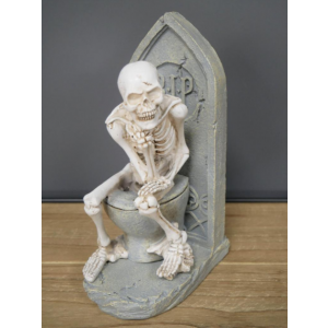 Resin Skeleton Statue Home Table Decor - Image 4