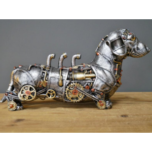 Resin Sausage Dog Industrial Ornament - Image 3