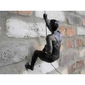 Abseiling Climber Man Hanging Sculpture - Image 4