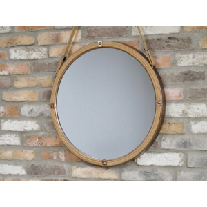 Industrial Wall Mirror Hanging Rope - Image 3