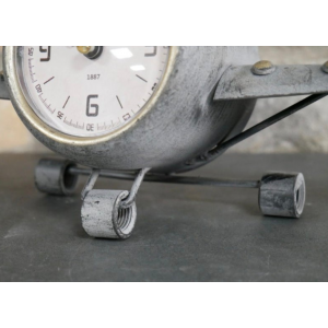 Aeroplane Wall Clock Metal Industrial Decor - Image 3