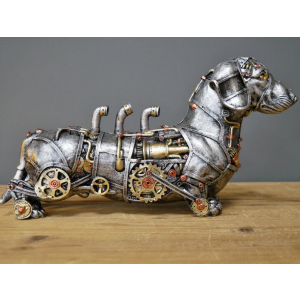 Resin Sausage Dog Industrial Ornament - Image 2