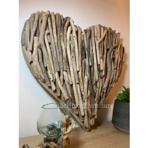 Rustic Wall Heart Solid Wood Art Decor - Image 5