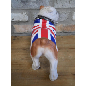 British Bulldog Ornament Resin Standing Dog Sculpture Retro Art Decor Figurine - Image 5