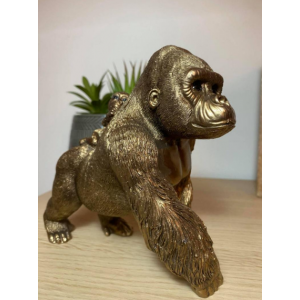 Bronze Gorilla Ornament Sculpture Statue Decor - Image 5