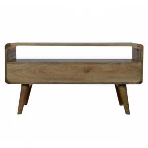 Mid Century TV Stand Vintage Danish Cabinet Scandinavian Style Solid Wood Nordic Media Unit - Image 9