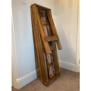 Rustic Console Table Folding Computer Desk - Image 3