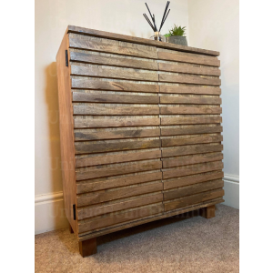 Rustic Storage Cupboard Vintage Cabinet - Image 2