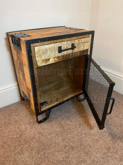 Industrial-Rustic-Bedside