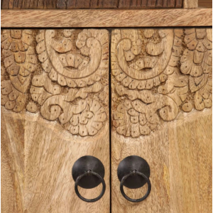 Industrial Storage Sideboard Rustic Cabinet - Image 3