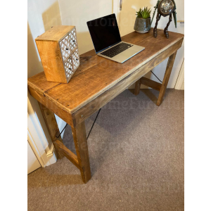 Rustic Console Table Folding Computer Desk - Image 2