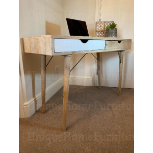 Rustic Computer Desk Scandinavian Console - Image 3