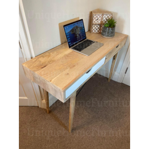 Rustic Computer Desk Scandinavian Console - Image 4