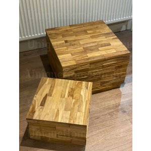 Rustic Coffee Table Set 2 Side Furniture - Image 5