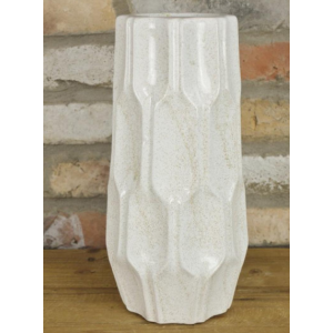 Tall Ceramic Vase Shabby Chic Flower Pot - Image 4