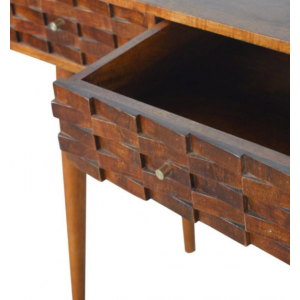 Vintage Console Table Mid Century Computer Desk - Image 3