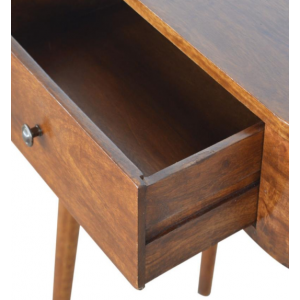 Mid Century Console Table Nordic Vanity Unit Vintage Solid Wood Dressing Desk - Image 3
