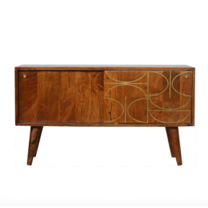 Mid Century Sideboard Nordic Storage Side Cabinet Scandinavian Doors - Image 3