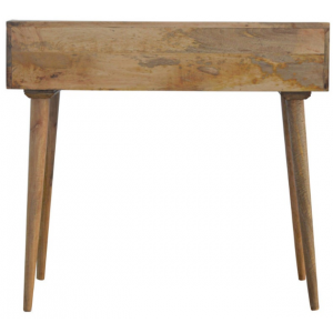 Mid Century Writing Table Vintage Rustic Bureau Computer Desk - Image 4