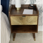 Mid Century Bedside Table Nordic Cabinet