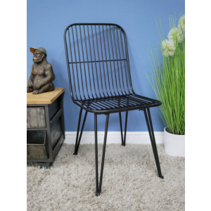 Industrial Dining Chair Metal Office Seat - Image 2