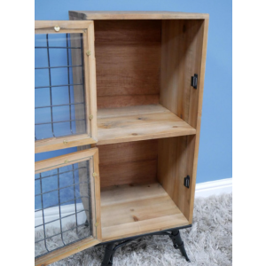 Industrial Side Cabinet Rustic Door Cupboard - Image 3
