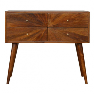Mid Century Console Table Vintage Side Cabinet - Image 2