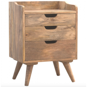 Scandinavian Bedside Table Nordic Cabinet Mid Century Vintage Nightstand - Image 6