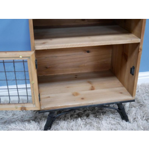 Rustic Bedside Table Industrial Side Cabinet - Image 5