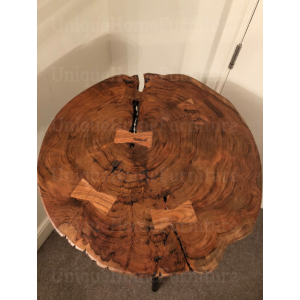 Industrial Bar Table Tall Rustic Furniture - Image 5
