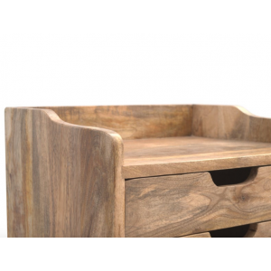 Scandinavian Bedside Table Nordic Cabinet Mid Century Vintage Nightstand - Image 4