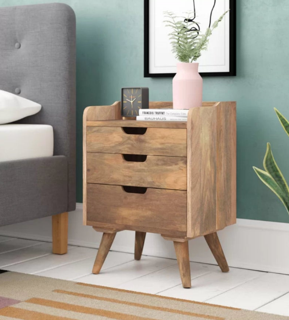 Scandinavian Bedside Table Nordic Unique Home Furniture