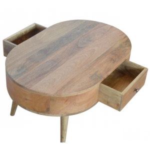 Nordic Coffee Table Scandinavian Storage Drawer - Image 3