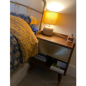Mid Century Bedside Table Nordic Cabinet - Image 3