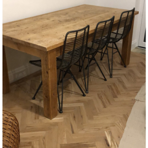 Industrial Dining Chair Vintage Retro Seat Rustic Metal Kitchen Office Furniture - Image 6