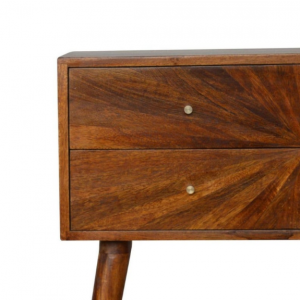 Mid Century Console Table Vintage Side Cabinet - Image 3